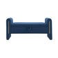 Modern Teddy Upholstered Large Bed End Bench With Arms And Storage - view 15