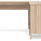 Battelle - 60" Home Office Desk With Return - Tan