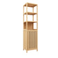 Storage Tall Slim Cabinet with Shutter Door