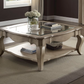 Chelmsford Clear Glass & Antique Coffee Table