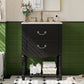 24" Bathroom Vanity with Ceramic Sink