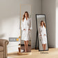 360° Rotating Multifunctional Full Length Mirror with Hook Storage Rack