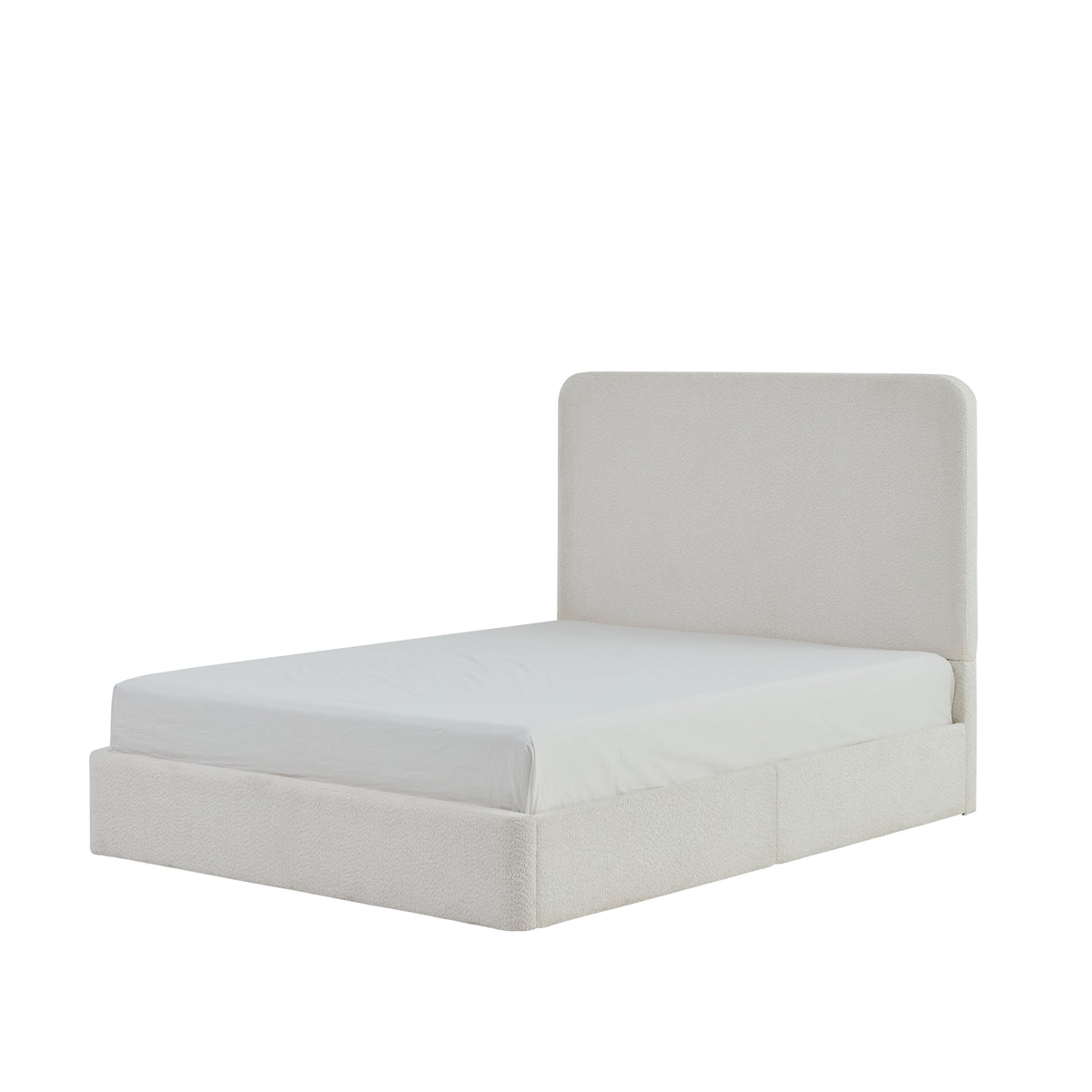 Canter Tall Headboard Upholstered Bed - Pearl