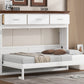 Twin Size Murphy Bed with 3 Drawers