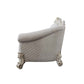 Vendome II - Sofa With 6 Pillows - Two Tone Ivory Fabric & Antique Pearl