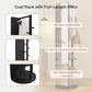 Multifunctional Full Length Mirror with Hook Storage Rack