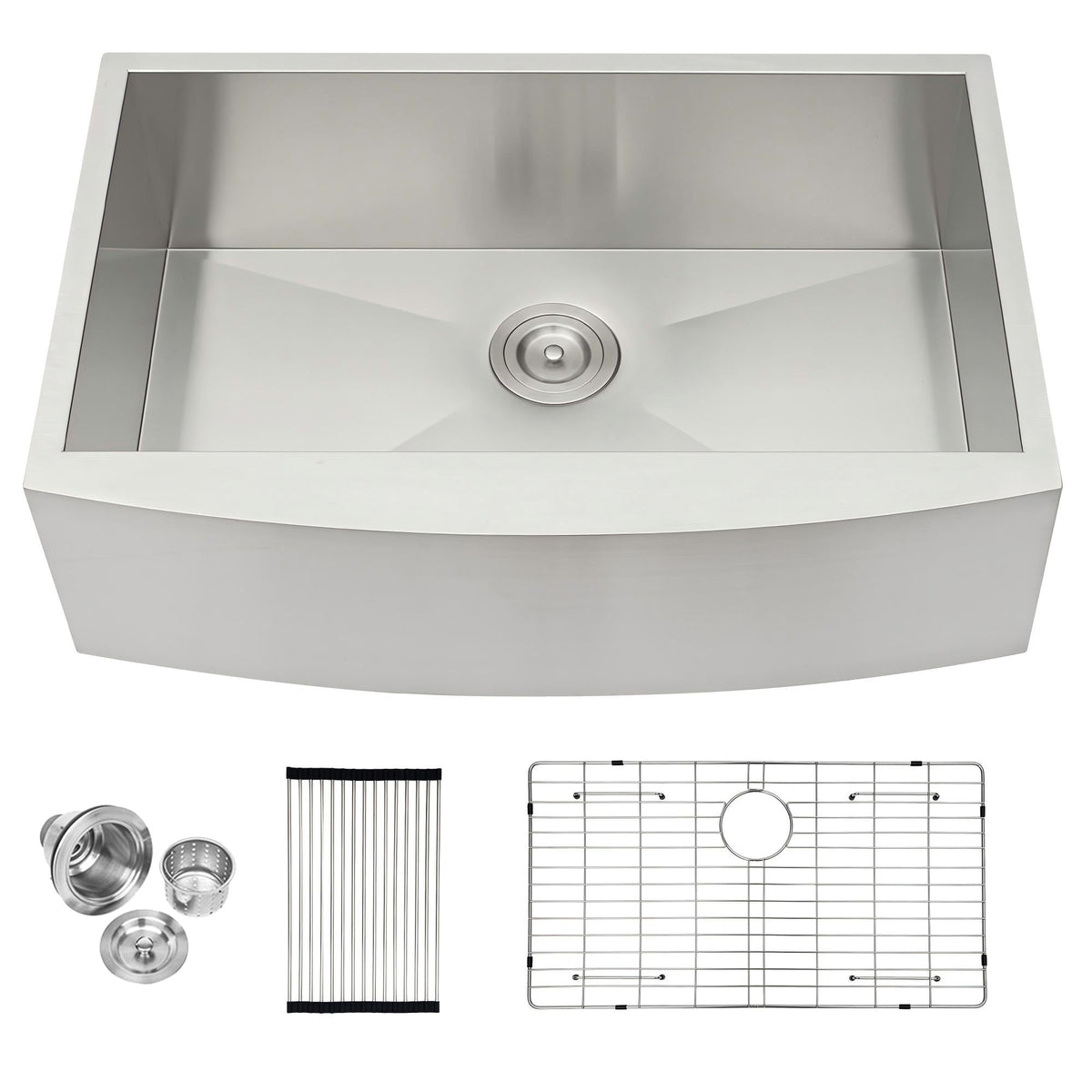 36 Farmhouse Sink - Stainless Steel Apron Front Kitchen Sink