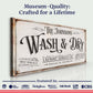 Personalized Laundry Service Sign