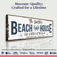 Personalized Beach House Sign