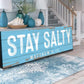 Stay Salty Coastal Sign IV