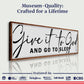 Give It To God And Go To Sleep Sign VIII