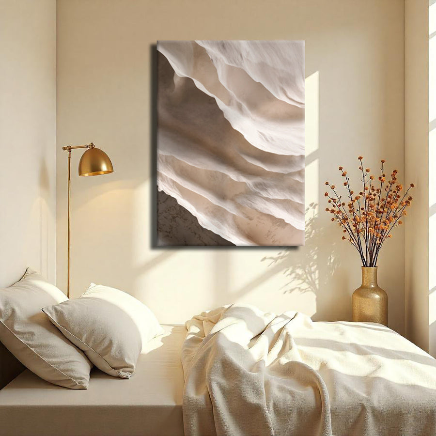 Light Neutral Impasto Wall Art