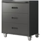 Heavy-Duty Metal Storage Cabinet with Wheels