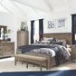 Paxton Place - Complete Panel Bed With Storage Rails