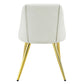 Gaines - Side Chair (Set of 2) - White Synthetic Leather