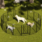 Dog Playpen 40 Inch - 16 Panels Heavy Duty Metal Pet Exercise Pen