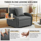 3 In 1 Convertible Sleeper Sofa Chair Bed