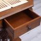 Bishop II Cherry Finish Reversible Chess Checker Game Table