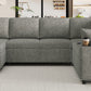 Versatile U-Shaped Sectional Sofa Bed