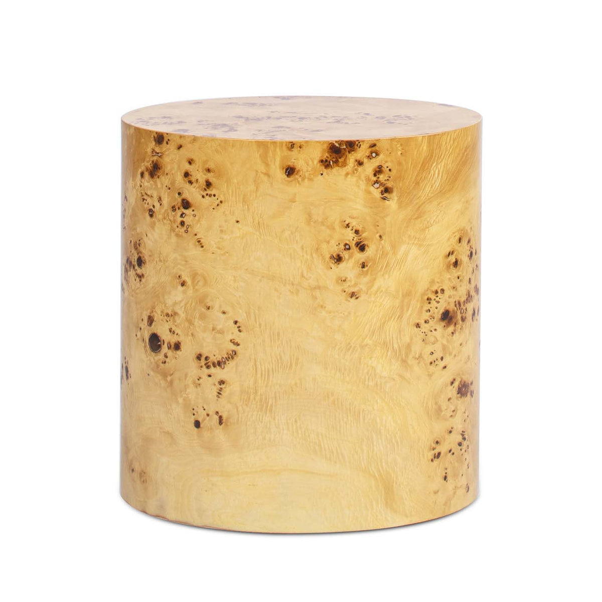 Nebula 20" Accent Oval Pillar Side Table
