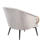 Claire Contemporary Glam Accent Chair