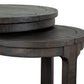 Boswell - Round Nesting End Table - Peppercorn