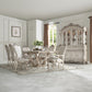 Gorsedd - Side Chair (Set of 2) - Cream Fabric & Golden Ivory