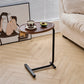 Brown C-shaped Side Table