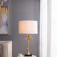 D16x31" Leaf Lamp with Marble Base