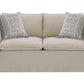 Upendo - Pattern Fabric 3 Pieces Living Room Set - Beige Yakety Yak Sand - view 2