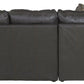 Denali - Italian Leather Match Sectional