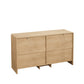 51.18'' Arc Shaped Corner Rattan Cabinet