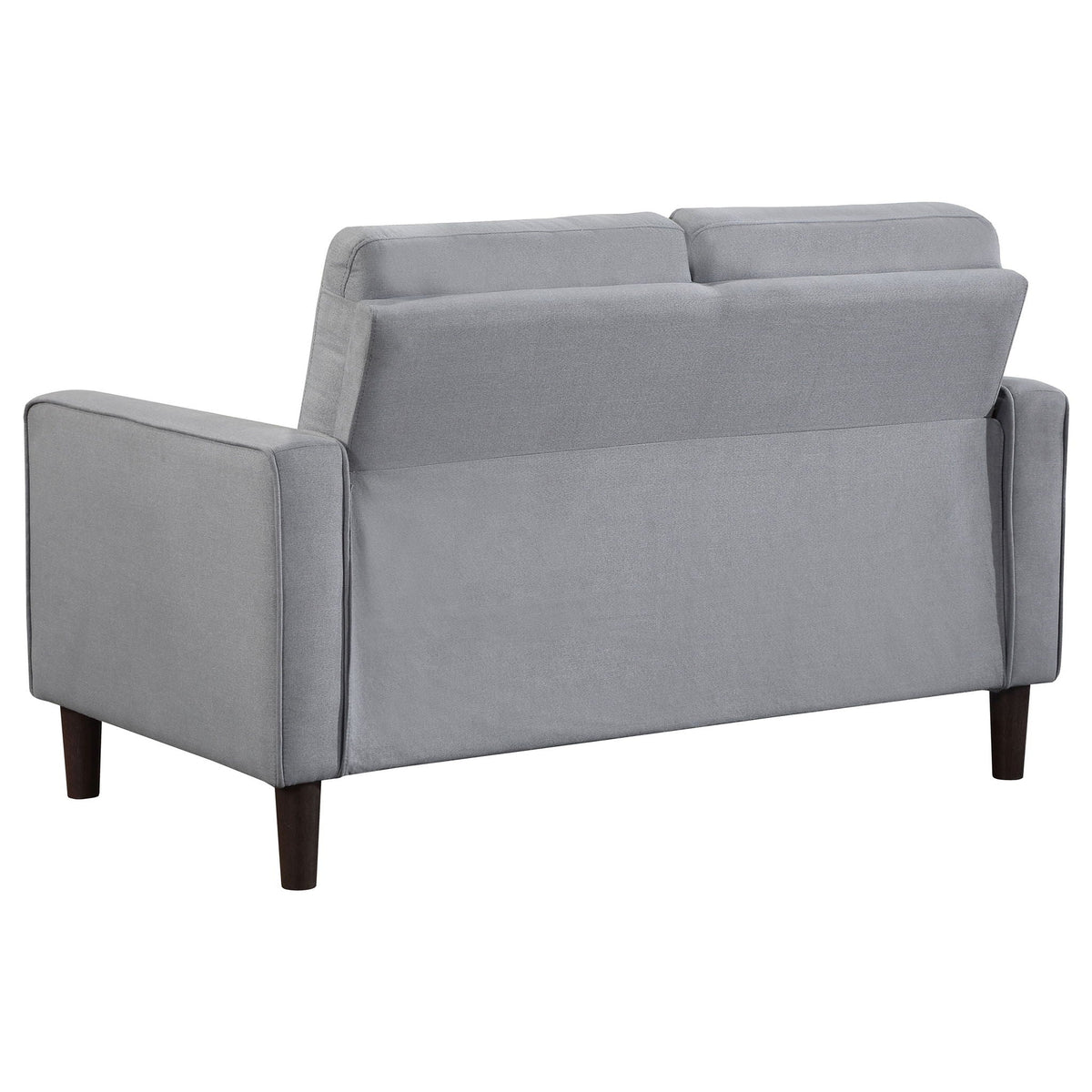 Bowen Upholstered Track Arm Tufted Loveseat Grey - view 2