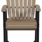 Fairen Trail - Barstool (Set of 2) - Black / Driftwood
