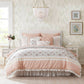 9 Piece Cotton Percale Comforter Set Blush