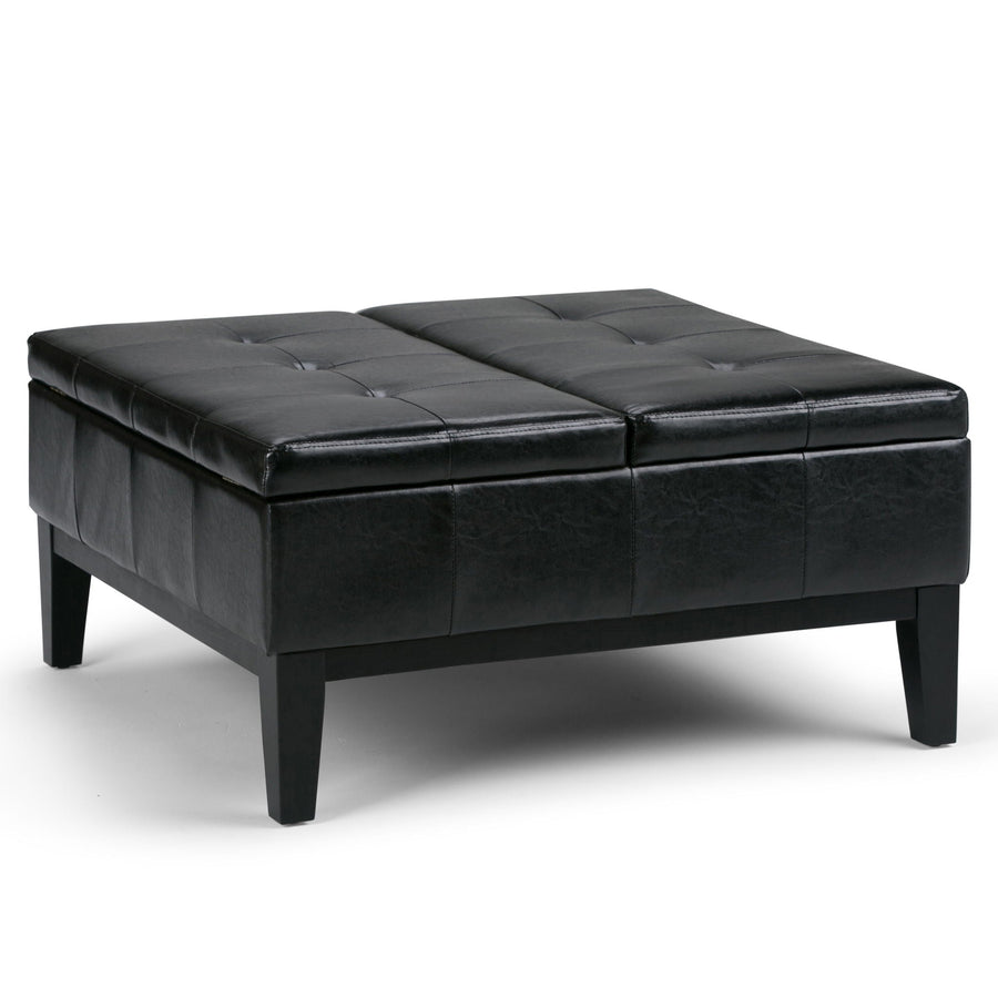 Multifunctional Lift Top Coffee Table Storage Ottoman with Hidden Storage - Multiple Colors