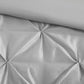 7 Piece Tufted Comforter Set Grey Full