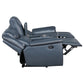 Sloane Upholstered Padded Arm Reclining Loveseat Blue - view 2