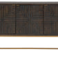Elinmore - Accent Cabinet - Brown / Gold Finish