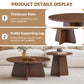 Retro-Style Nesting Coffee Table Set
