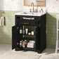 24" Bathroom Vanity with Integrated Ceramic Sink