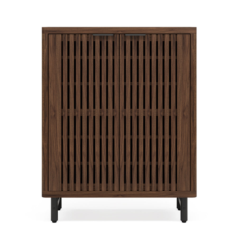 33.46" Modern Dark 6-Tier Shoe Cabinet