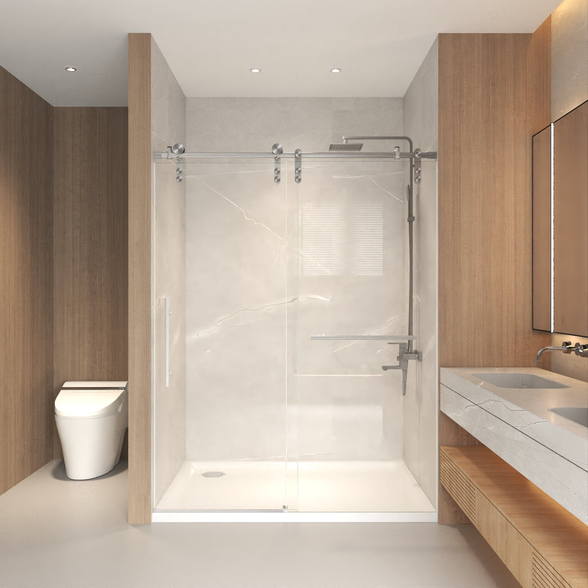 Frameless Sliding Shower Door