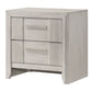 Contemporary 2-Drawer Nightstand - Mist