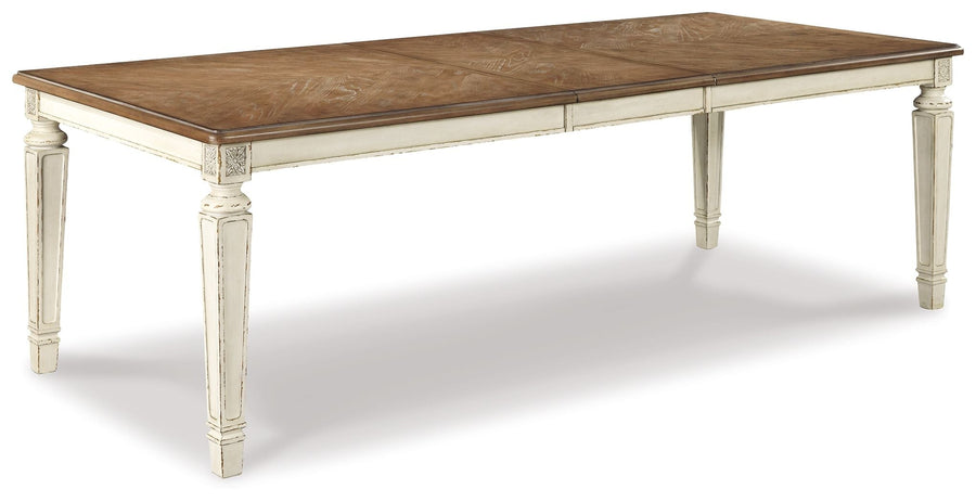 Realyn - Rectangular Dining Room Extension Table - Chipped White