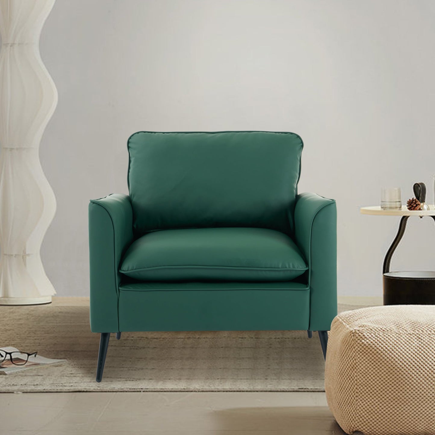 TS Cat Paw Leather Upholstered Sofa 2PC