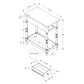 Accent End Table, 2 Tier, Storage Drawer, Traditional Stylish Design - view 5