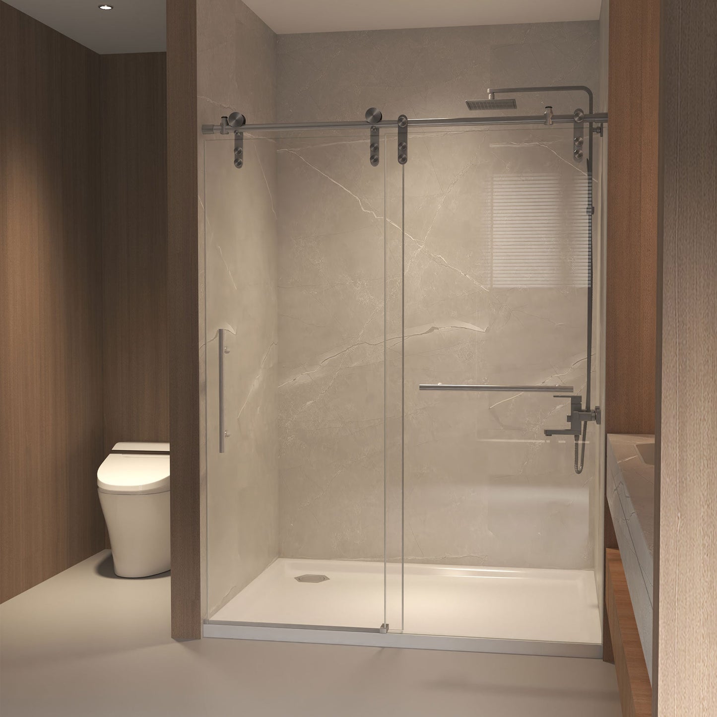 Frameless Sliding Shower Door