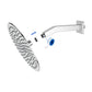 6" Shower Arm with Flange