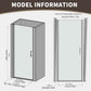 34 In. to 36 In. x 72 In. Semi-Frameless Pivot Shower Door